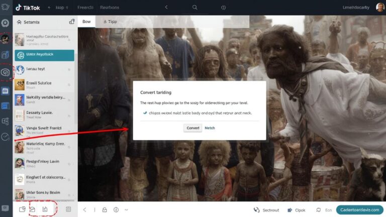 Convert text to video for TikTok
