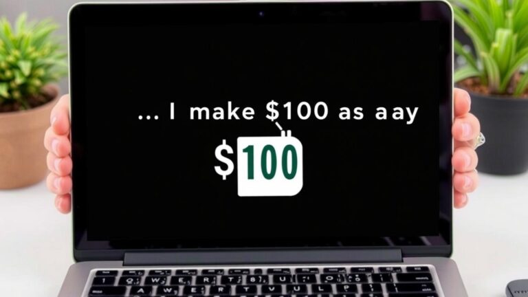 How can I make $100 a day online?