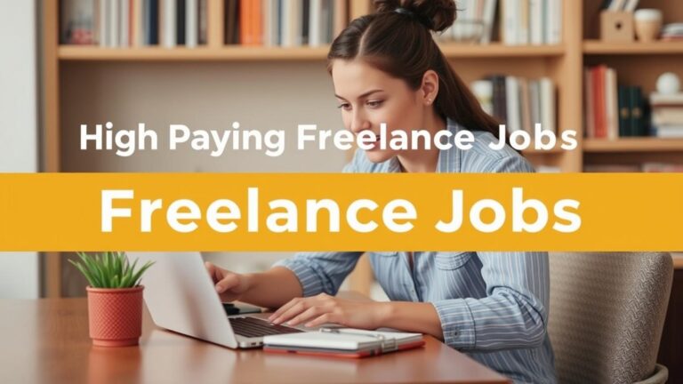 High Paying Freelance Jobs