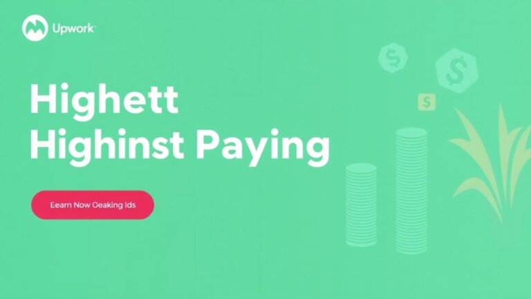 Highest Paying Jobs Upwork